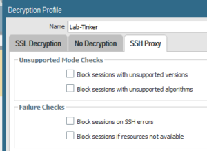 creating an ssh proxy decryption policy creating an ssh proxy decryption policy